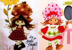 strawberry shortcake doll looks like holly hobbie
